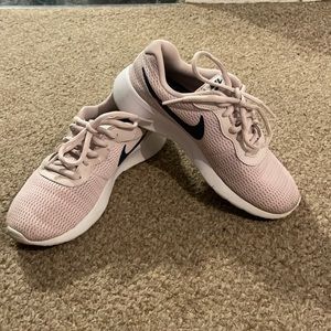 Soft Pink Girls Nike Tennis Shoe